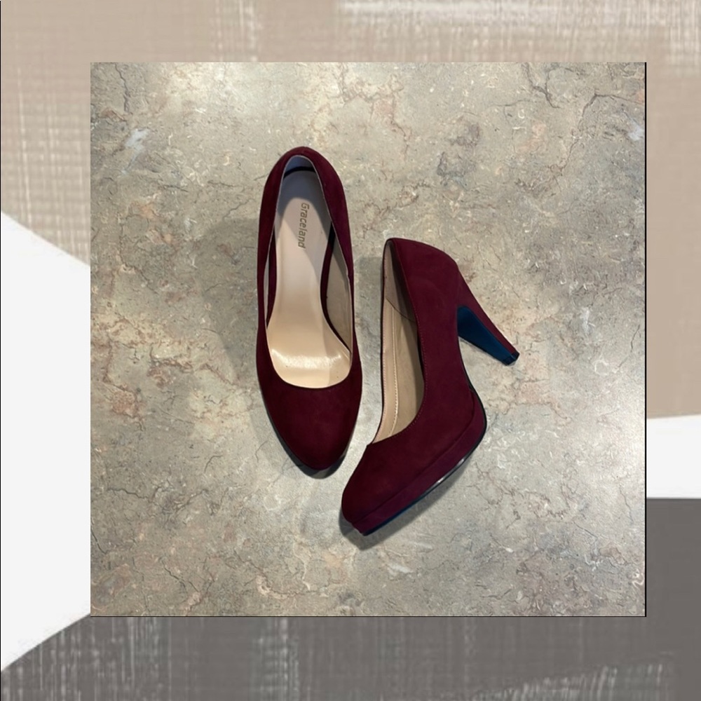Burgundy Pumps (new!)